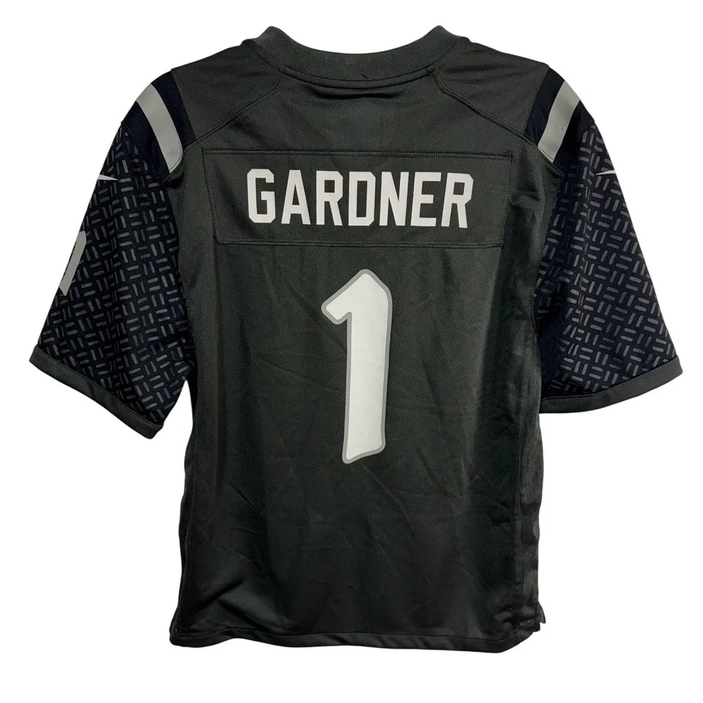 Nike Kids L 14/16 Green Football Jersey Sauce Gardner Gotham City Football
